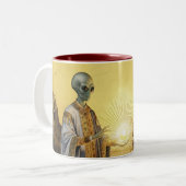 Lichtbol ontmoeting - Mug Tweekleurige Koffiemok (Voorkant links)