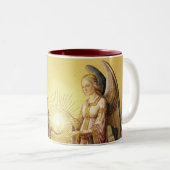 Lichtbol ontmoeting - Mug Tweekleurige Koffiemok (Voorkant rechts)
