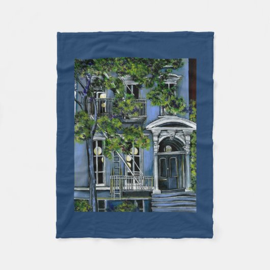 Lichtbollen van binnen fleece deken (Voorkant)