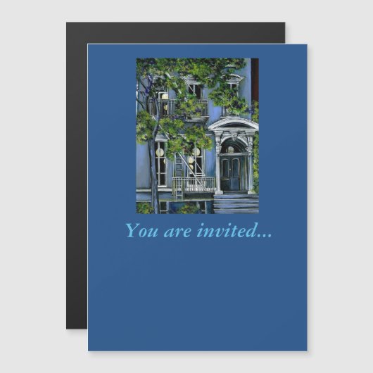 Lichtbollen van binnen magnetische uitnodiging (Voorkant / Achterkant)