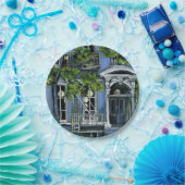 Lichtbollen van binnen papieren bordje (Feest)