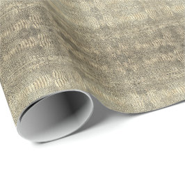 Lichtbruin alligatorleer cadeaupapier
