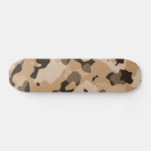 Lichtbruine camo; camouflage skateboard (Horizontaal)