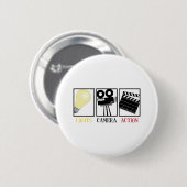 Lichtcamera-actie Ronde Button 5,7 Cm (Voorkant /achterkant)