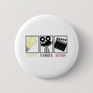 Lichtcamera-actie Ronde Button 5,7 Cm