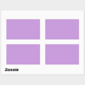 Lichtdeeg lavender Rectangle Sticker (Vel)