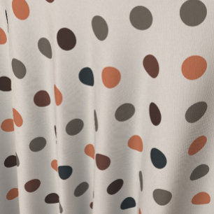 Lichte aardetoon boslandschap polka stippen ontwer stof