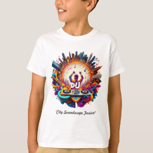 "Lichte achtergrond muziek kunst" T-shirt