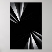 Lichte Afgrond Geometrie Poster (Voorkant)