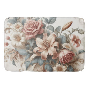 Lichte Antiek bloemen perfectie Badmat
