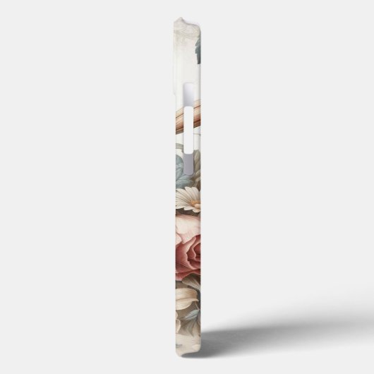 Lichte Antiek bloemen perfectie Case-Mate iPhone Case (Achterkant / Links)