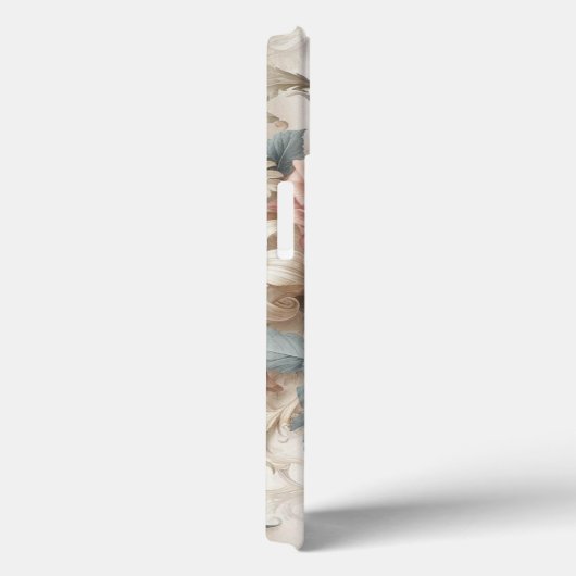 Lichte Antiek bloemen perfectie Case-Mate iPhone Case (Achterkant / Rechts)