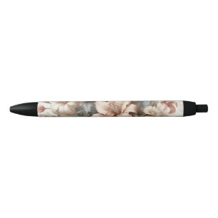Lichte Antiek bloemen perfectie Zwarte Inkt Pen