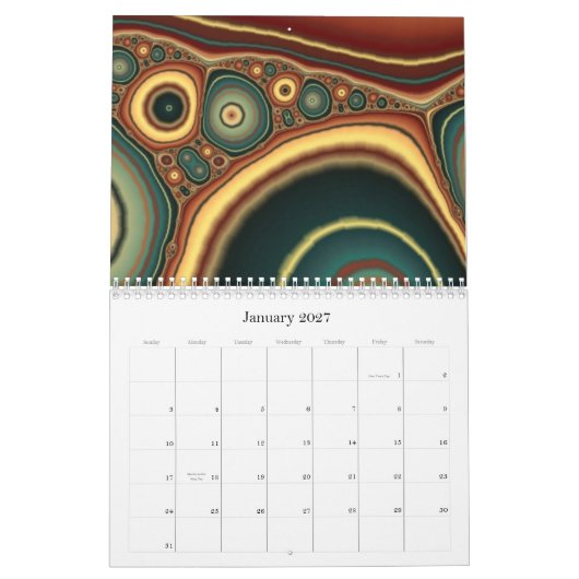 Lichte balken kalender (Jan 2027)