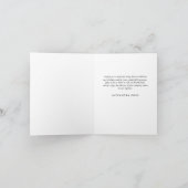 Lichte ballonnen modern gevouwen bedankkaart (Binnen)