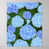 Lichte blauwe brandkranen poster (Voorkant)