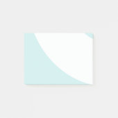 Lichte Blauwe en Witte Zwervels Post-it® Notes (Voorkant)