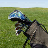 Lichte Blauwe Kat Golfheadcover (Insitu)