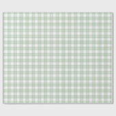 Lichte Bleke Sage Wrapping Pattern Roll Cadeaupapier (Vlak)