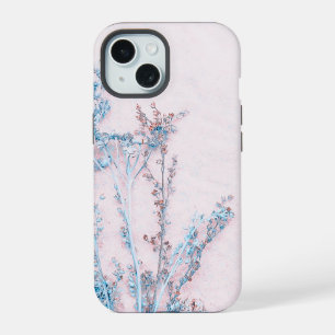 Lichte Bloemige Achtergrond iPhone 15 Hoesje