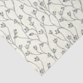 Lichte bloempatroon weefsel papier (Detail)