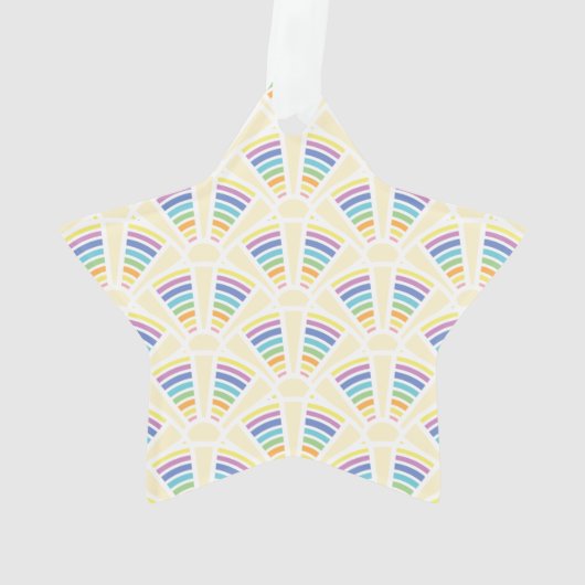 Lichte bogen Acryl Ornament (achterkant)