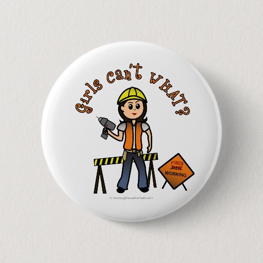 Lichte constructie ronde button 5,7 cm (Voorkant)
