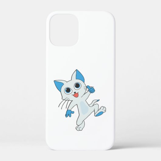 LICHTE CYAANSE KITTEN MET BLAUWE JONGEN, EARS Case-Mate iPhone CASE (Achterkant)