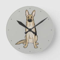 Lichte Duitse herdershond | Schattigee kunst voor