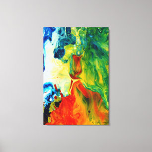 Lichte fakkel 2 Abstract landschap Canvas Afdruk