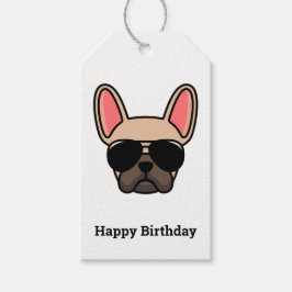 Lichte Fawn French Bulldog Gift Labels Cadeaulabel