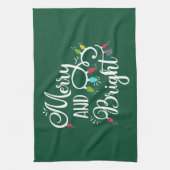 lichte feestdagen theedoek (Verticaal)