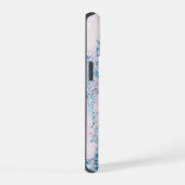 Lichte Floral achtergrond iPhone 15 Hoesje (Rechterkant)