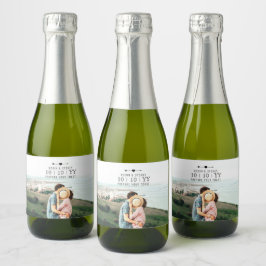 Lichte foto | De datum opslaan | ETIKET MINI-FLES