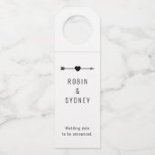 Lichte foto | VERLOVING | Bottle Hanger Label (Achterkant)