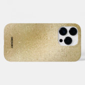 Lichte gouden achtergrond voor het schijnen Case-Mate iPhone case (Achterkant (horizontaal))