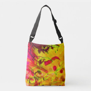 Lichte Graffiti Urban Grafische Kunst moderne abst Crossbody Tas