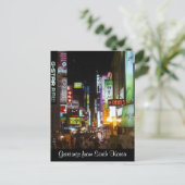 lichte groeten van korea briefkaart (Staand voorkant)