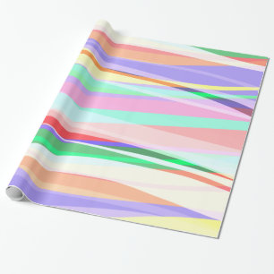 Lichte haargolven cadeaupapier