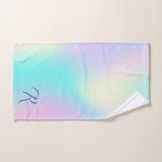 Lichte holografische achtergrond bad handdoek (Handdoek)