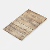 Lichte houtnerf boerderijbord post-it® notes (Schuin)