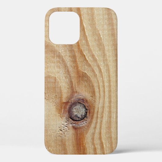 Lichte houtstructuur Case-Mate iPhone hoesje (Achterkant)