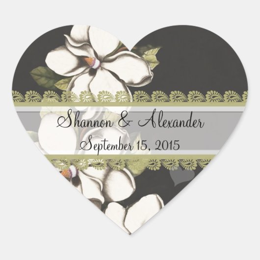 Lichte Ivory Magnolia Stickers (Voorkant)