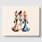 Lichte jurk vrouwen bruidsfeestje  gastenboek (Achterkant)