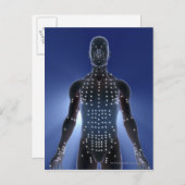 Lichte kaart van acupunctiepunten (Voorkant / Achterkant)