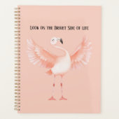 Lichte Kant van het Leven Roze Flamingo Planner (Voorkant)