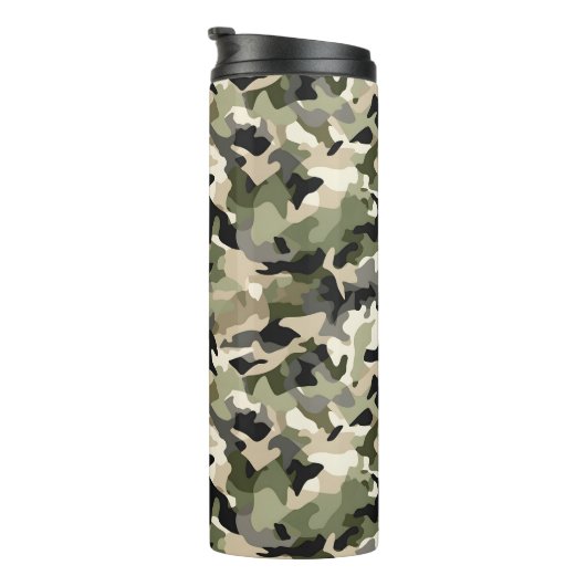Lichte klassieke camouflage thermosbeker (Geroteerd rechts)