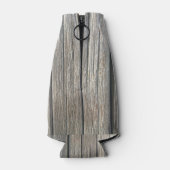 Lichte Kleur Houten Patroon Fles Koeler (Achterkant)