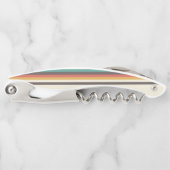  lichte kleurenstrepen kurkentrekker (Voorkant)