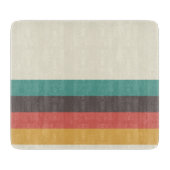 lichte kleurenstrepen snijplank (Voorkant)